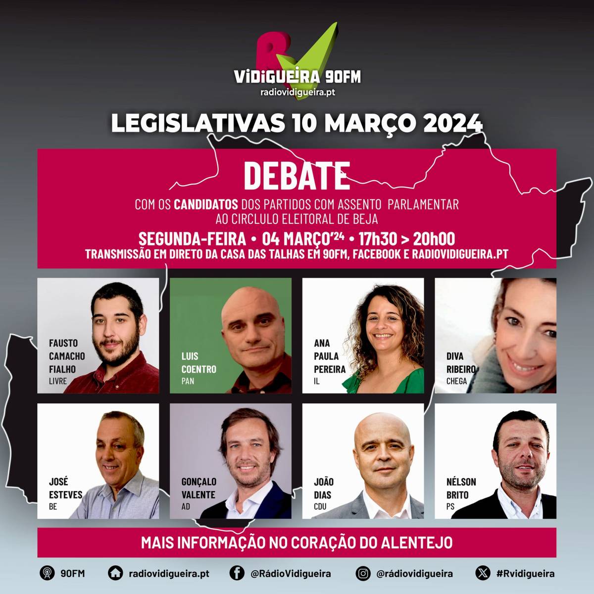 Legislativas 2024: Rádio Vidigueira promove debate com candidatos por ...