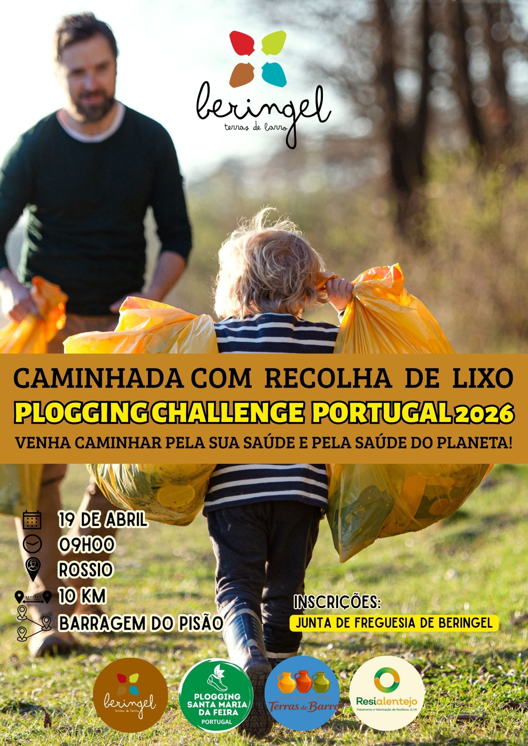 Beringel participates in the Plogging Challenge Portugal 2026 - Rádio Vidigueira
